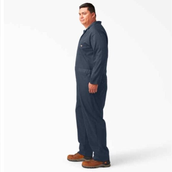 Dickies Coverall Long Sleeve Navy Workwear Utility Uniform Men's 2XL Tall XXLT - Picture 9 of 10